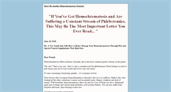 Desktop Screenshot of hemochromatosisrelief.com