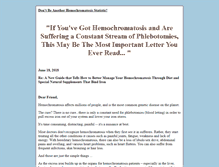 Tablet Screenshot of hemochromatosisrelief.com